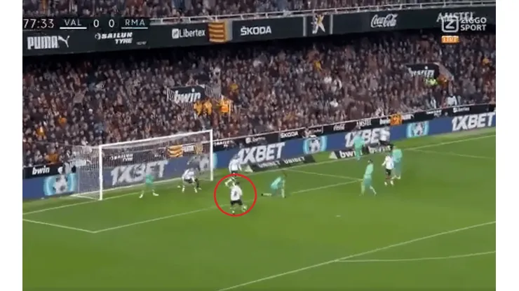 Sorprendió a todos: Soler puso el 1 a 0 del Valencia contra el Real Madrid