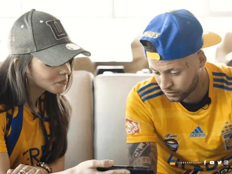 ¡Se enamoró de la afición! La reacción de Nico López viendo un video de Tigres