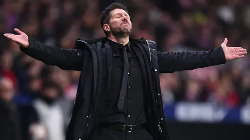 Diego Simeone, entrenador de Atlético de Madrid.
