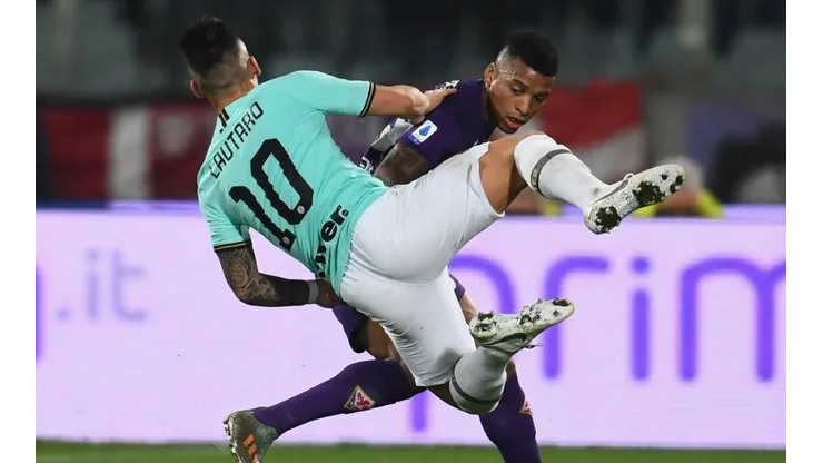 Lautaro Martínez marcó un tanto pero se lo anularon.