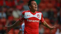 Christian Cueva en su paso por Toluca.