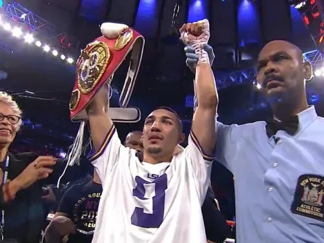 Impresionante: Teófimo López noqueó a Richard Commey y se consagró campeón mundial
