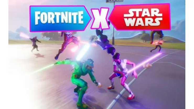 Como conseguir el sable de luz de Star Wars en Fortnite