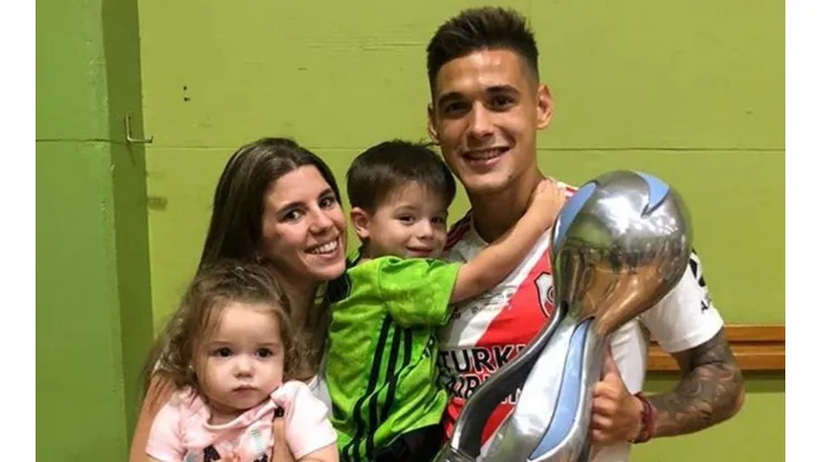 No podemos más: las fotos de Bauti Martínez Quarta en los festejos de River