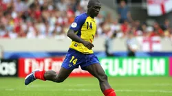 Segundo Castillo en un partido de la Copa del Mundo.