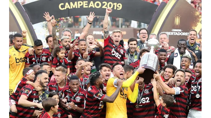 Flamengo, reciente campeón de la Copa Libertadores de América.