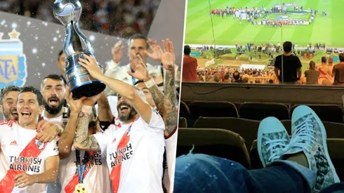 La historia de Driussi festejando el título de River: "Una más"