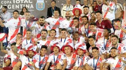 CAMPEONES. La foto final con todos los jugadores del plantel de River (Foto: Getty).