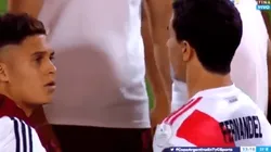 Foto de Juanfer Quintero con Nacho Fernández.