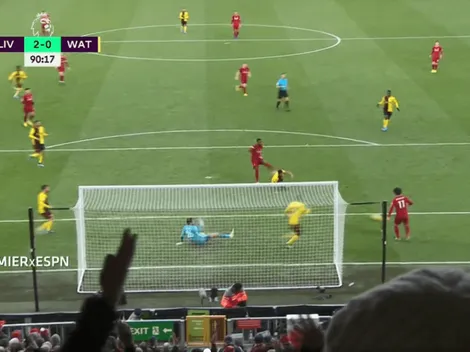 Lo que le faltaba: Salah metió un golazo ¡de taco y de caño!
