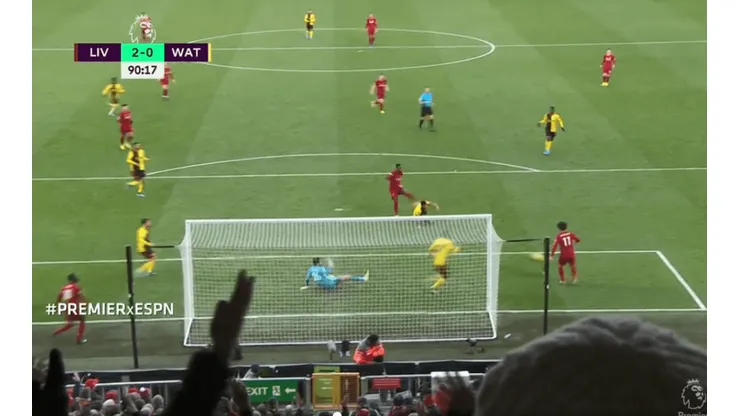 Lo que le faltaba: Salah metió un golazo ¡de taco y de caño!