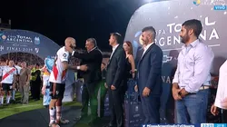 River fue a recibir la copa con el "como te duele la..." de fondo
