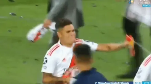 Video: Quintero se volvió loco en los festejos y persiguió a todos