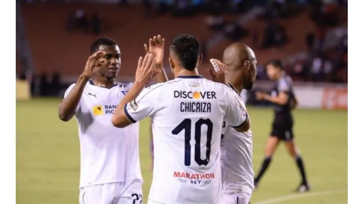 Andrés Chicaiza, volante ofensivo de Liga de Quito.