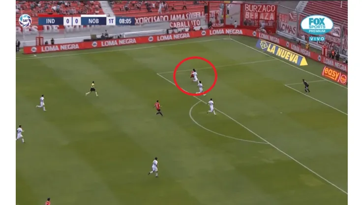 ¡Qué golazo! Cecilio Domínguez controló perfecto y definió con mucha clase