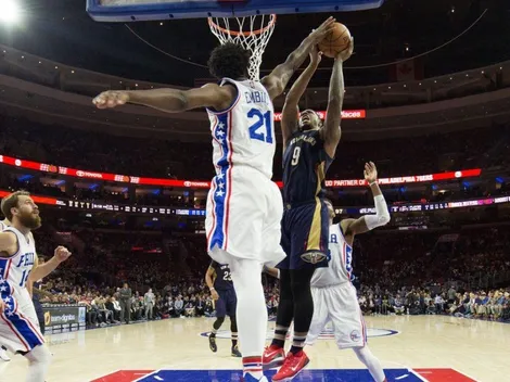 Qué canal transmite New Orleans Pelicans vs. Philadelphia 76ers por la NBA