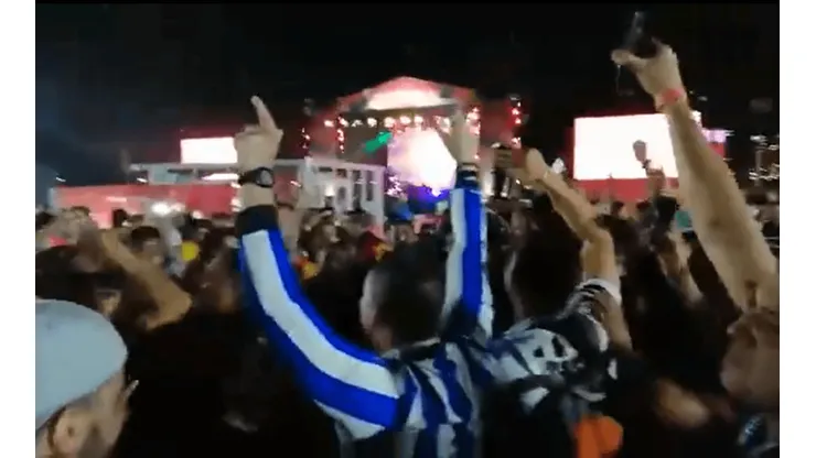 Tremenda fiesta la que armaron los hinchas de Monterrey en el Fan Fest.