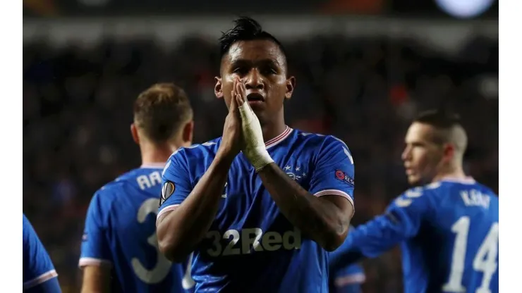 Alfredo Morelos, goleador de la UEFA Europa League en fase de grupos.