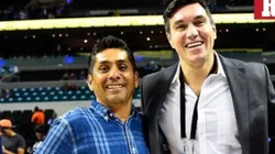 El inmortal y Nájera viendo NBA.