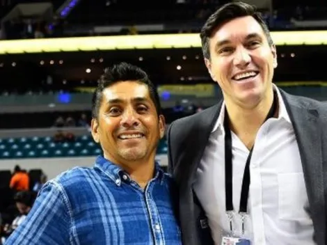 ¡Par de leyendas! Jorge Campos y Eduardo Nájera se juntaron en la NBA