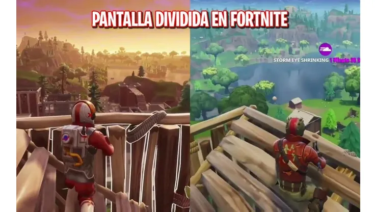 La pantalla dividida llega a Fortnite ¡Ya puedes jugar con un amigo en la misma consola!