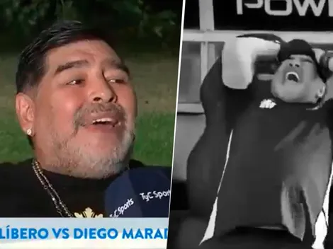 A Maradona le preguntaron por su caída con Gimnasia: "¡Soy Iron Man!"
