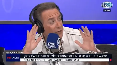 Eddie Fleischman es panelista en Fox Sports Radio Perú.
