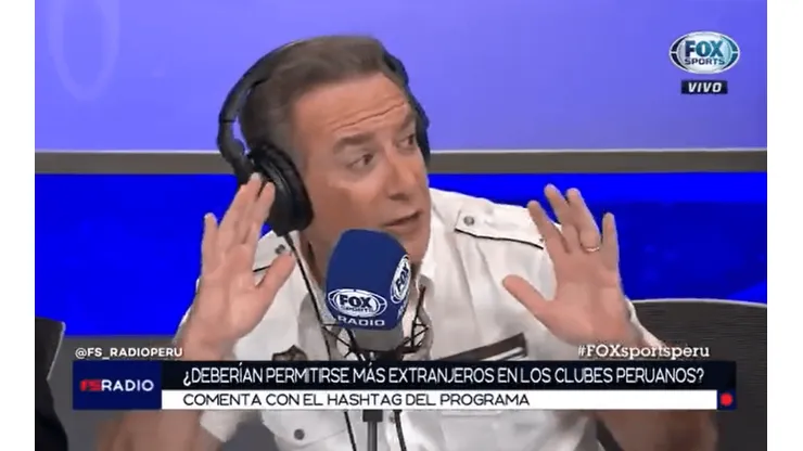 Eddie Fleischman es panelista en Fox Sports Radio Perú.
