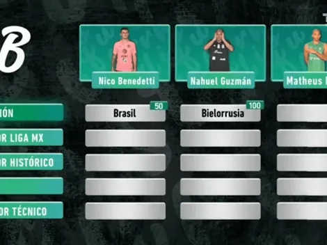 Divertido juego entre Guzmán, Benedetti y Dória