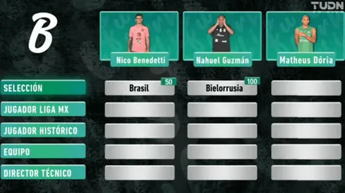 Divertido juego entre Guzmán, Benedetti y Dória