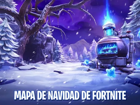 Se filtra el mapa nevado para el nuevo evento de Navidad de Fortnite