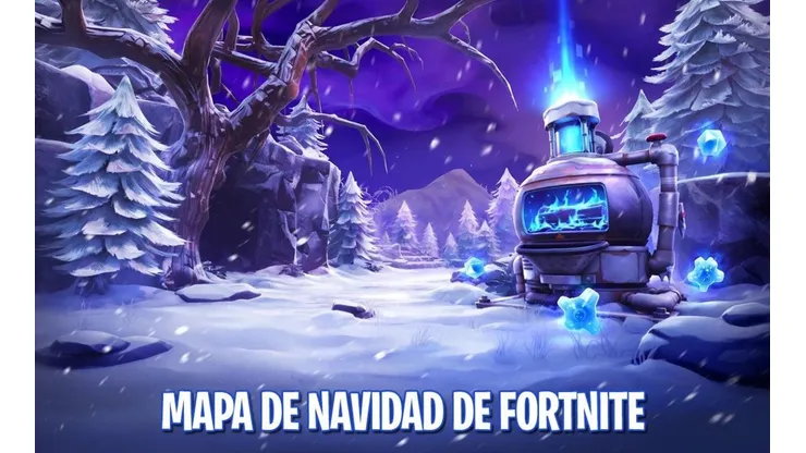 Se filtra el mapa nevado para el nuevo evento de Navidad de Fortnite