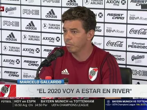 Gallardo sigue en River: "El 2 de enero estoy acá"