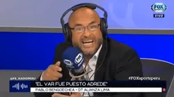 Arévalo es panelista en Fox Sports.