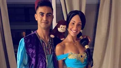 Foto del Pity Martínez y su pareja.