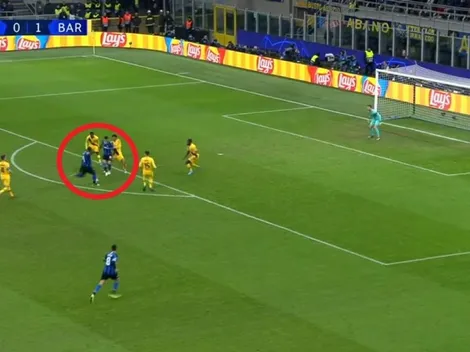 Lautaro la peleó y asistió a Lukaku, que le dio el merecido empate a Inter