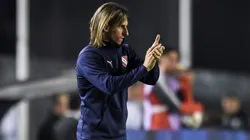 Sebastián Beccacece durante su etapa en Independiente.