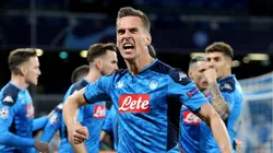 Milik tuvo una noche soñada: marcó tres goles.