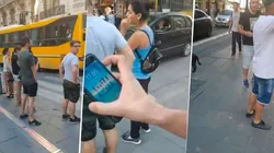 Estaba en la calle y se puso a gritar como loco el gol de Pratto a Boca
