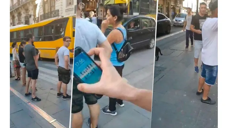 Estaba en la calle y se puso a gritar como loco el gol de Pratto a Boca