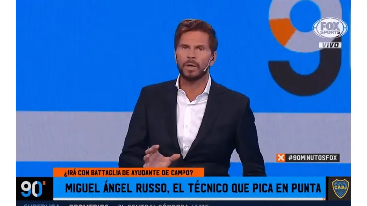 Vignolo: "Olvídense de un Heinze, el técnico de Boca ya está"