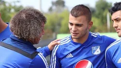 Alberto Gamero y su primer encuentro con los jugadores de Millonarios.