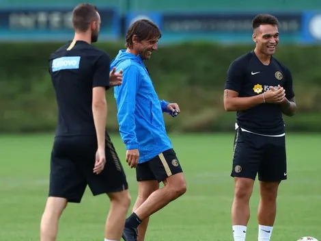Dos argentinos y un chileno: la cartita de Navidad de Conte para Inter