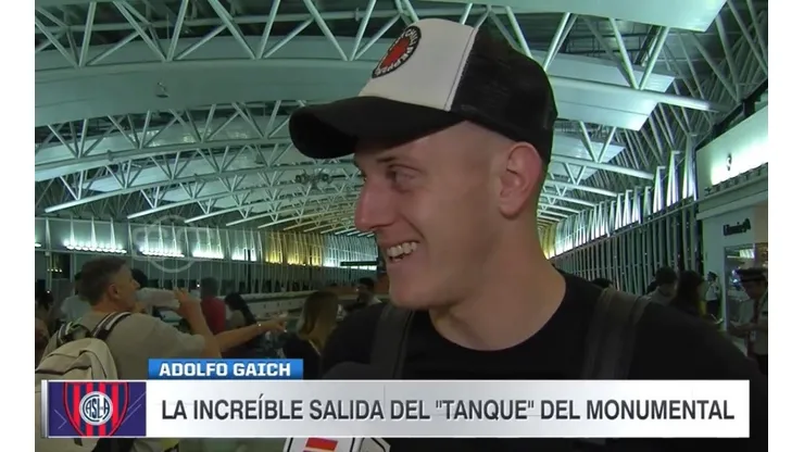 Lo amamos: Gaich contó cómo fue su llamativa salida del Monumental
