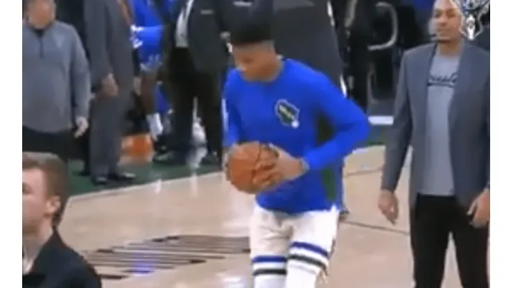 Qué bailecito: Giannis Antetokounmpo presumió sus pasos en la pista