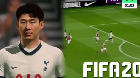Recrean el golazo de Son al Burnley en el FIFA 20 ¡Idéntico!
