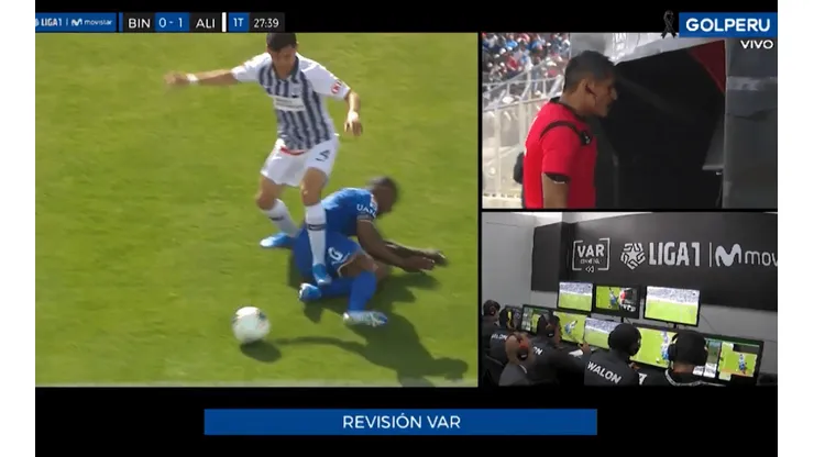 El VAR se inauguró en el fútbol peruano el 2019.
