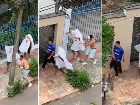 Video: fantasmas de la B persiguen a hinchas de Cruzeiro por la calle