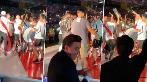 Lo que nadie te mostró: así reaccionó Gallardo cuando sus jugadores subieron al escenario