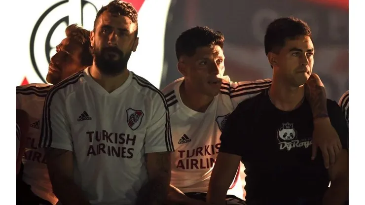 La historia del Pity Martinez tras estar presente en los festejos de River en el Monumental